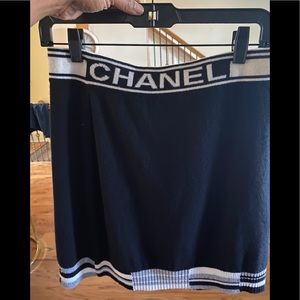 Chanel Wool Mini Skirt